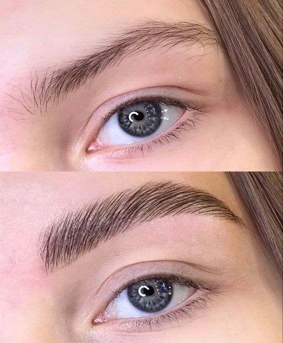 Laminations des sourcils